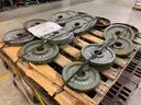 Pallet of Barbell Weights&#xA0;(ID #42751) (J10-2R) (25-2886-6) 227