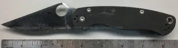 Spyderco Lot (ID# 42823) (TSA #1) (NO UPC) (18-19)