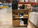 Lot 1 - Cart of Miscellaneous Electronics &#xA0;(ID #42856) (I04-1R) NO UPC