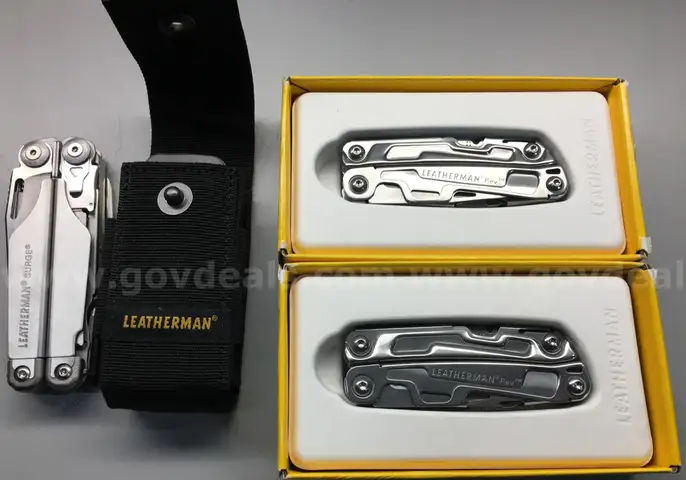 Lot of 3 Leatherman Multi-Tools (ID# 43082) (D-CASE) (NO UPC) (TSA) (18-19)