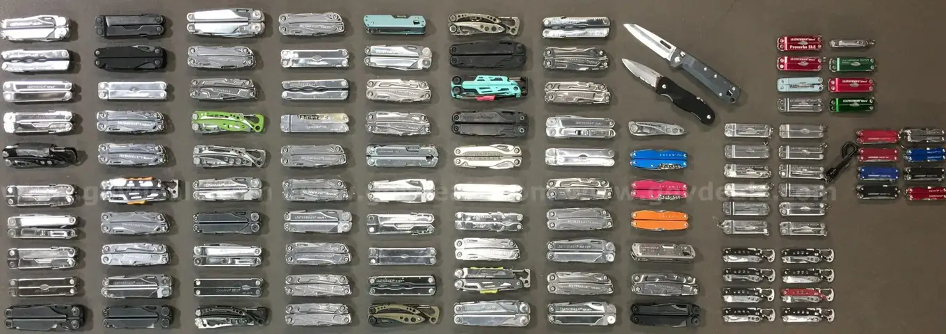Leatherman Multi-Tool &#x26; Knife Lot ~115 Units (ID# 43296) (TSA #1) (NO UPC) (20-32)