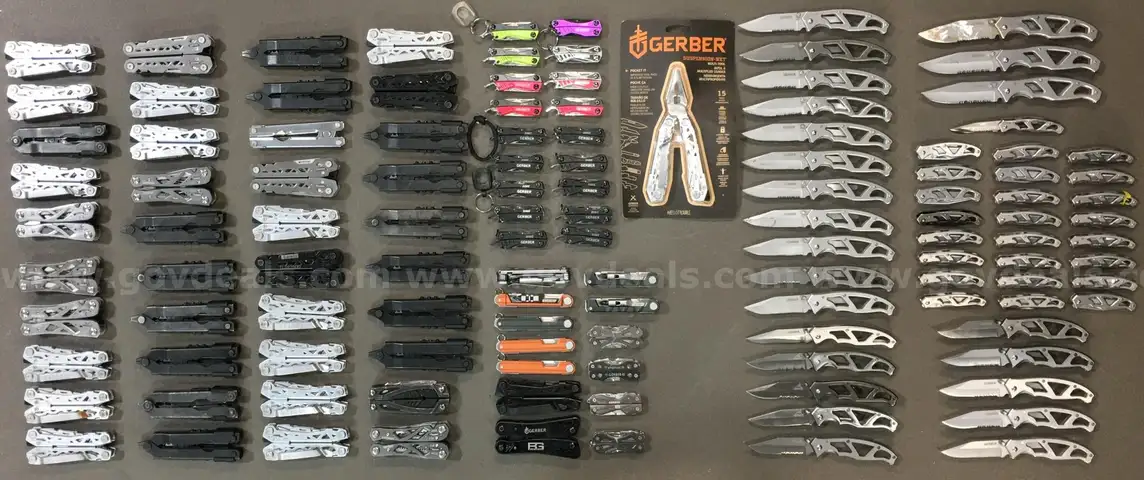 Gerber Multi-Tool &#x26; Knife Lot ~121 Units (ID# 43309) (TSA #1) (NO UPC) (20-30)