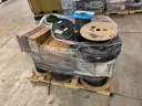 Pallet of Various Types of Bulk Wire&#xA0;(ID #43376) (H09-2R) (25-3952-6) 300