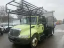 2003 International 4300 LP Conv. Cab Utility Truck w/ Message Sign (ID# 43379) (E05) (25-3577) 405+
