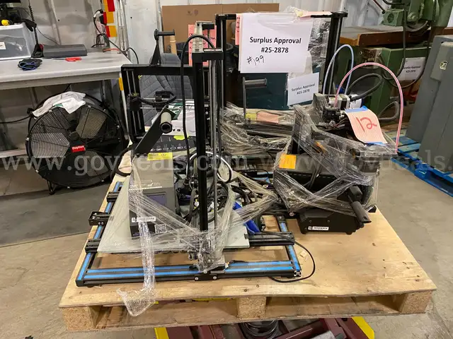 Lot of Four 3D Printers&#xA0;(ID #43418) (G06-2L) (25-2878-1) 35415