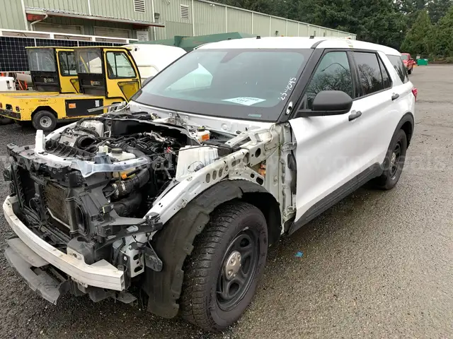 2022 Ford Explorer AWD Police Interceptor SUV !Accident Damage! *Tow-Away* (ID# 43609) (GVL) (25-4095) 225