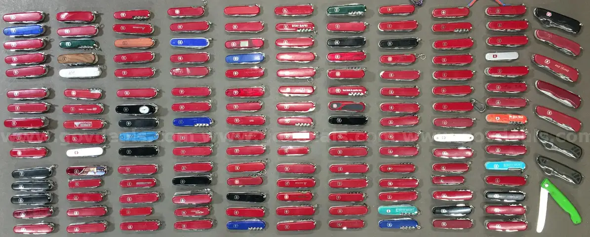 Victorinox/Wenger Multi-Purpose Tool Lot (ID# 43700) (TSA #3) (NO UPC) (19-28)