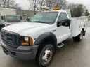 2007 Ford F-550 XL DRW 2WD Reg Cab Truck w/ Service Body & Crane (ID# 43760) (OEF) (25-4267) 11700