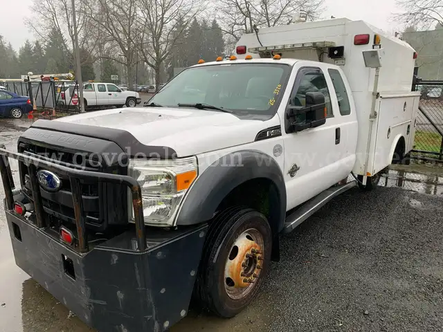 2012 Ford F-450 SD XL DRW 4WD Truck w/ Service Body *Tow-Away*  (ID# 43840) (GVL) (25-3320) 405