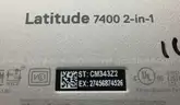 2 Dell Latitude 7400 2-in-1 Laptops - Core i7 (ID# 43866) (C4K-CART) (NO UPC) (18-20)