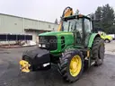 2011 John Deere 7130 4WD Tractor w/ Alamo Maverick 2 Mid Mount Boom & 60in Rotary (ID# 43970) (GVL) (25-4108)+ 405