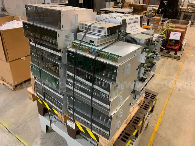 3ea Pallets of Radio Equipment (ID #43985) (I9-1LR/2L) (25-3068-1) 225