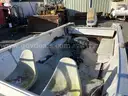 1977 Clakins Boat Trailer w/1976 16ft Hewescraft Boat, Evinrude 70, & Johnson 25 Motors (ID# 44169) (GVL) (25-4289)+ 477