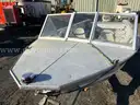 1977 Clakins Boat Trailer w/1976 16ft Hewescraft Boat, Evinrude 70, & Johnson 25 Motors (ID# 44169) (GVL) (25-4289)+ 477