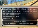 2013 Libby Corp M116A3 1 Ton Military Trailer (ID# 44170) (GVL) (25-4618) 632