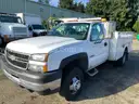 2007 Chevrolet Silverado 3500HD 2WD Reg Cab Truck w/ Service Body & Crane (ID# 44217) (EF0) (25-4215) 11700