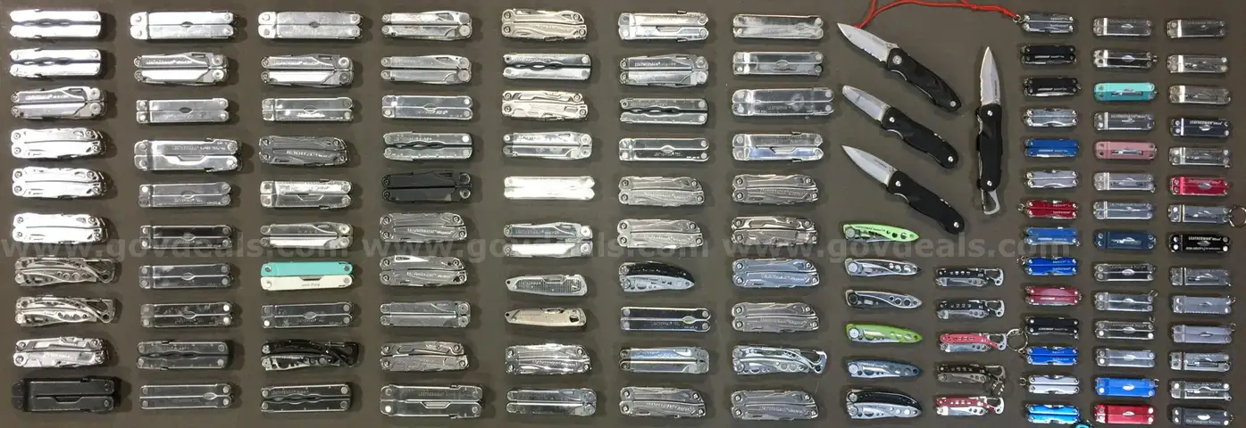 Leatherman Multi-Tool & Knife Lot ~127 Units (ID# 44218) (TSA #2) (NO UPC) (10)