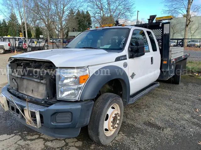 2016 Ford F-450 SD XL DRW 2WD SuperCab Truck w/ Flatbed !Accident Damage! *Tow-Away* (ID# 44221) (GVL) (25-2066 ) 405