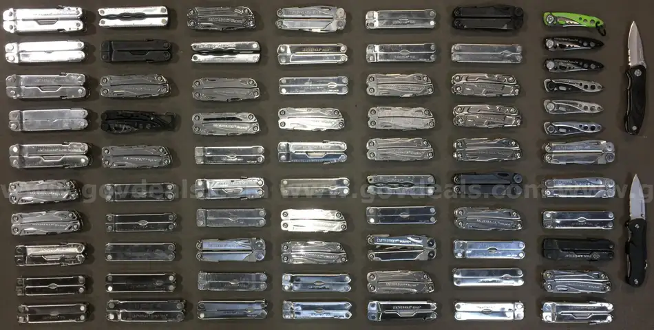 Leatherman Multi-Tool & Knife Lot ~74 Units (ID# 44235) (TSA #2) (NO UPC) (10)