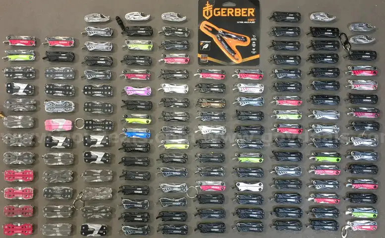 Mini Gerber Multi-Tool Lot ~142 Units (ID# 44304) (TSA #1) (NO UPC) (10)