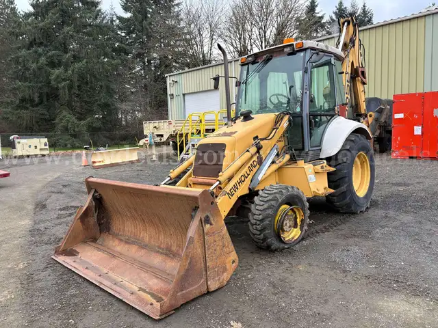 1999 New Holland 655E 4WD Backhoe w/ 4-in-1 Bucket (ID# 44317) (GVL) (25-3335) 405