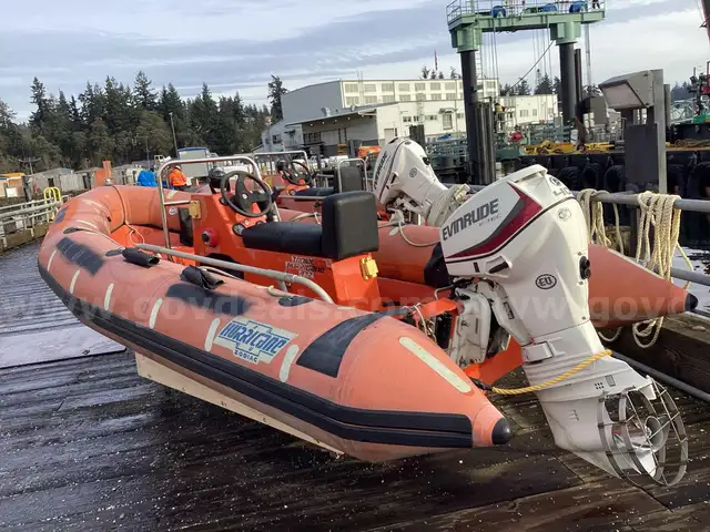 1999 Zodiac Hurricane 472 | 15'5" Inflatable Dinghy | Fiberglass Hull (ID #44324) (Off-Site) (25-4201) 405