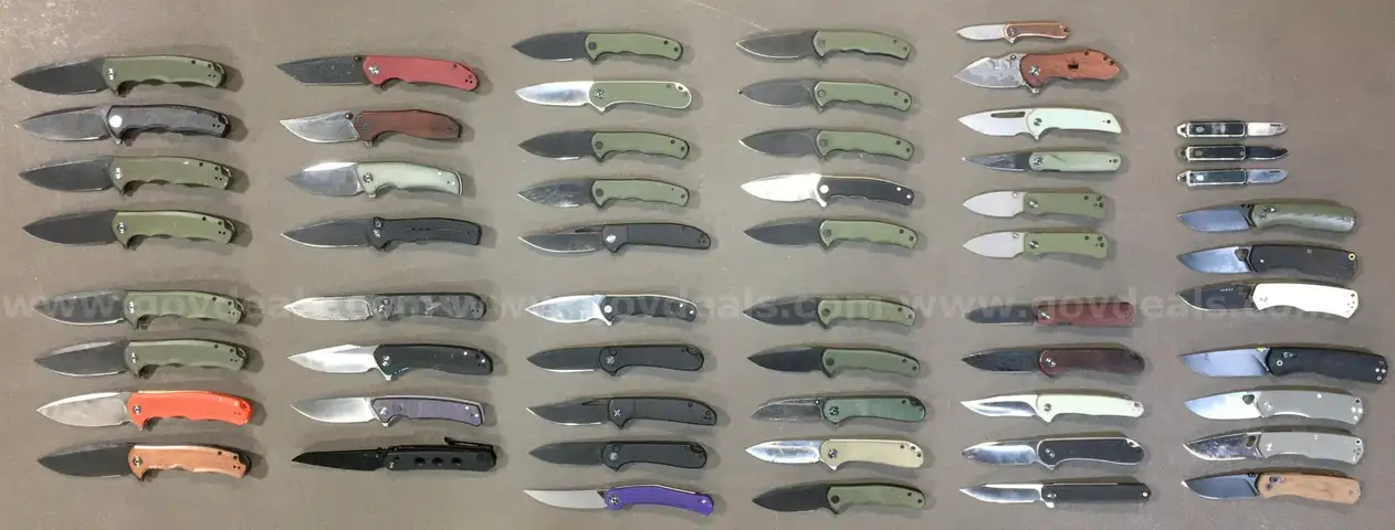 Civivi & James Knife Lot ~57 Units (ID# 44327) (TSA #2) (NO UPC) (10)