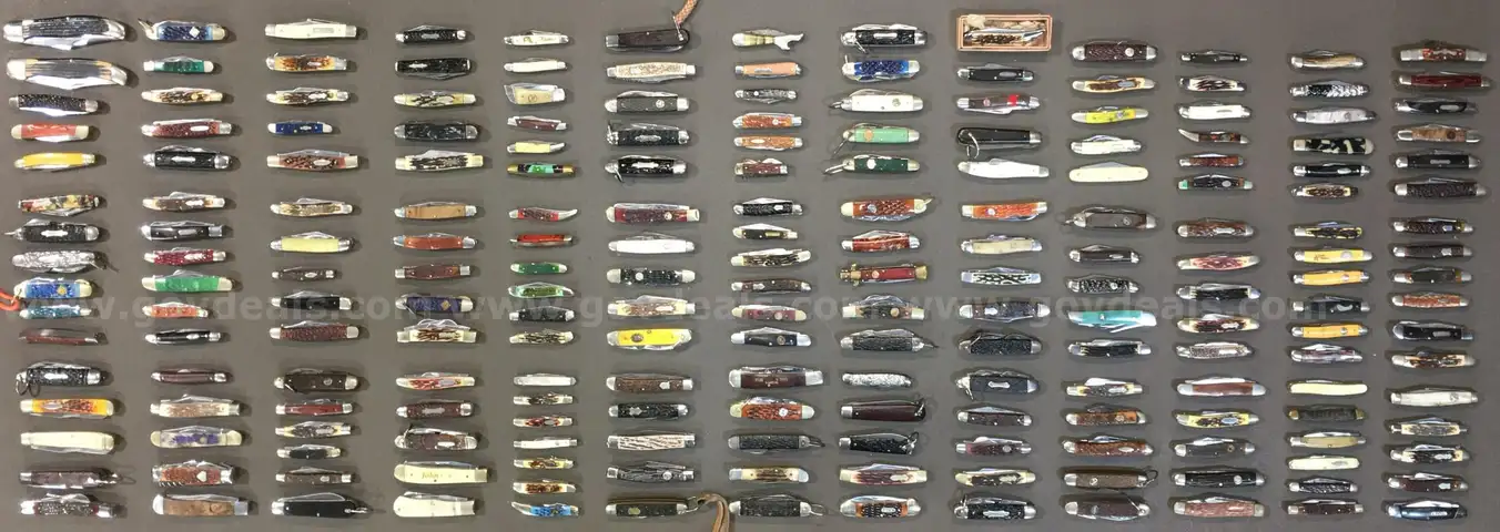 Vintage & "Old School" Style Knives Lot ~210 Units (ID# 44413) (TSA #3) (NO UPC) (10)