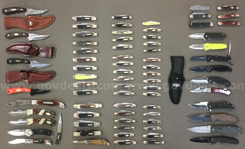 Old Timer & Camillus Knife Lot ~75 Units (ID# 44415) (TSA #3) (NO UPC) (10)