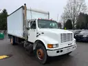 2001 International 4900 DT466E 4X2 18FT Box Truck with Lift Gate, Low Miles! Under 29K (ID# 44420) (E08) (26-0301) 310