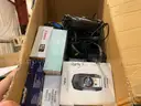 Assorted Cart of Electronic Items | Perfectly Preserved Walkie Talkies | AV EQ (ID# 44429) (I03-1R) (No UPC)