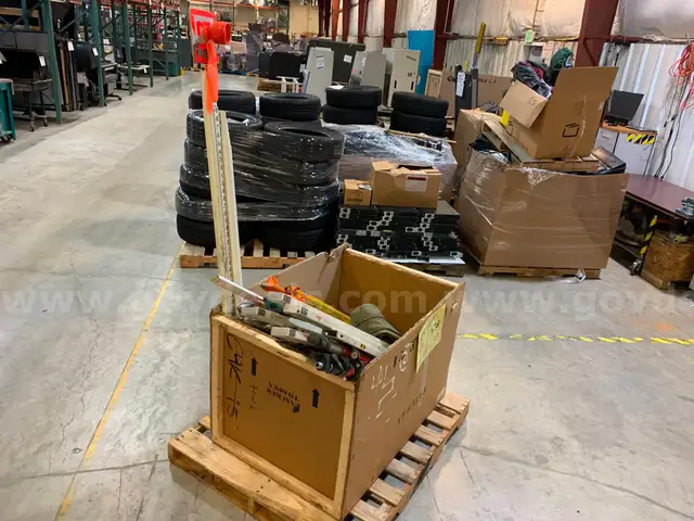 Pallet of Survey Equipment (ID #44475) (J1-6L) (26-0045-8) 477