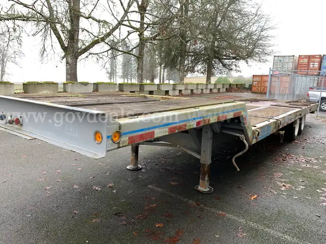 Trailmax FWTD-60-T 35ft Flatbed Trailer (ID# 44509) (Bullpen) (25-4669) 11700
