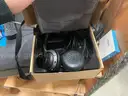 Assorted Cart of Electronic Items | HP Monitors | Headsets  (ID# 44705) (H04-1R) (No UPC)