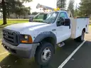 2005 Ford F-550 XL DRW Reg Cab Truck w/ Crane Service Body *Tow-Away* (ID# 44733) (FTL) (25-4409) 11700