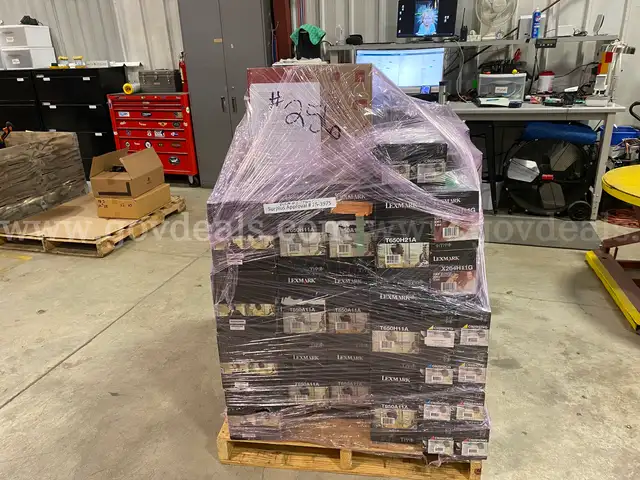 Lot 1 - Pallet of Various Printer Toner Cartridges  (ID #44754) (I02-5L) (25-3975-11) 678