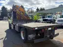 2001 International 2574 4x2 12ft Flatbed Truck w/ EFFER 170/2S Knuckle Boom Crane (ID# 44761) (E04) (25-4389) 405