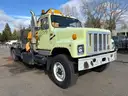 2001 International 2574 4x2 12ft Flatbed Truck w/ EFFER 170/2S Knuckle Boom Crane (ID# 44761) (E04) (25-4389) 405