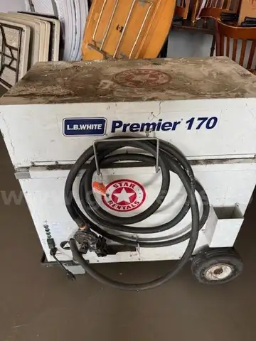 L.B. White Premier 170 Enclosed Flame Ductable 170,000 BTU LP Heater