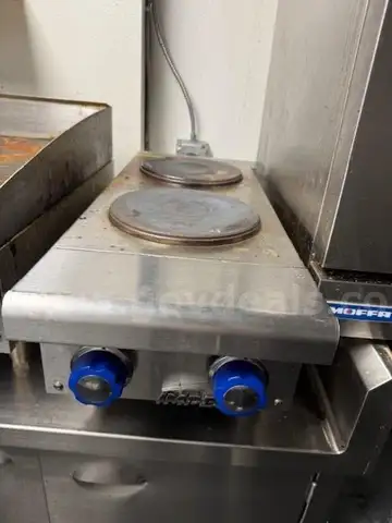 Imperial IHPA-2-12-E 12" Countertop Electric Hotplate with (2) 2kw Burners