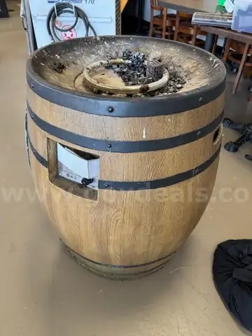 Barrel Propane Fire Pit