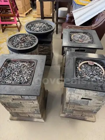 Propane Fire Pits and exotic fire glass