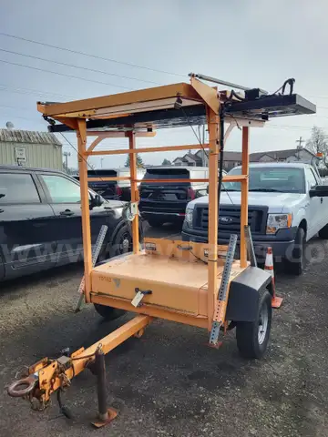 2006 ADDCO AD10 Reader Board Trailer Solar Powered