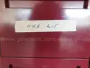 4 File Cabinets, 1- Black 4 drawer 1- Black 2- Drawer 1- wood and 1- 4 Drawer Burgandy