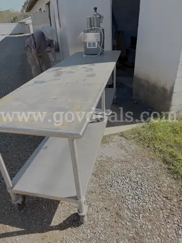 Stainless steel Prep table with wheels and drawer 72 x 30