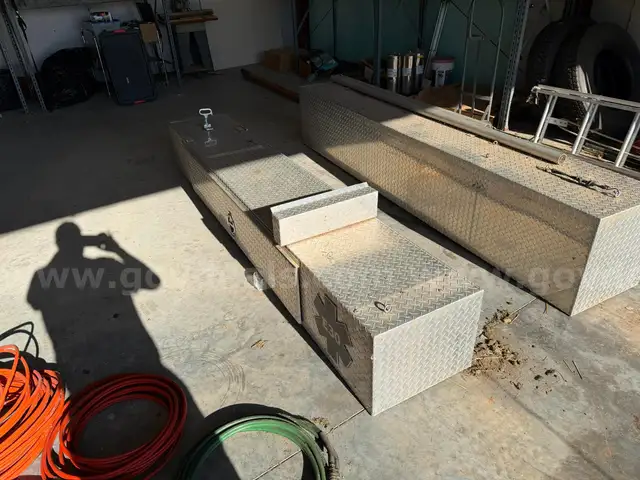 Diamond Plate Storage Boxes