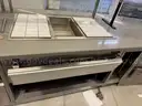 Lot of 3 Counter Tops, with Built In Hot well, Hot Holding Cabinets, and Storage