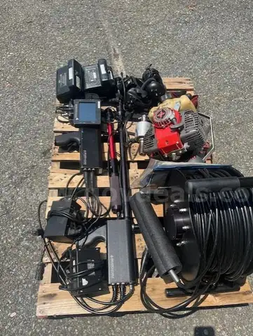 Breaching System. Gas Concrete core drill and inspection cameras