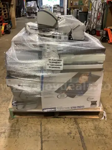 Flat Bed &#x26; Document Scanners (Lot of 62)