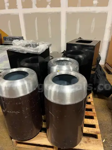 Trash cans